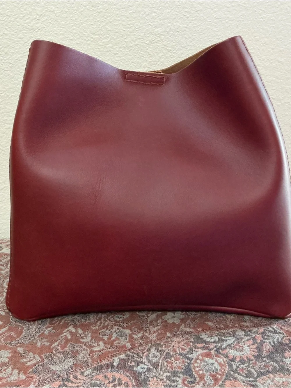 Portland Leather Butterfly Bucket
